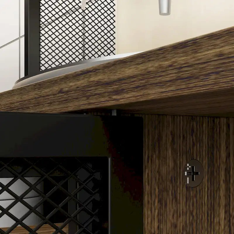 70.9W Kitchen Pantry Storage Cabinet with Cupboard & Microwave Stand