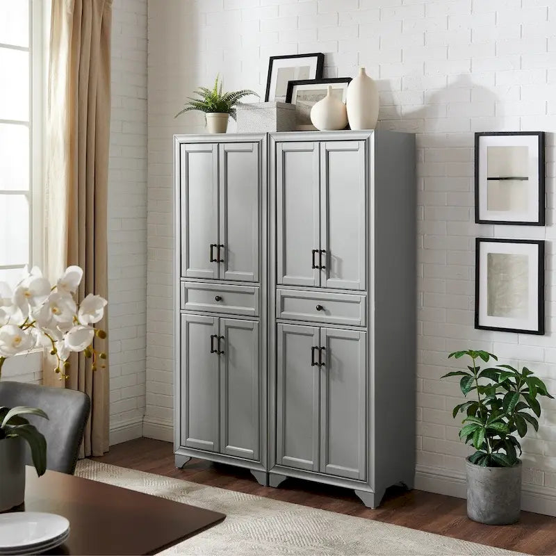 2-Piece Pantry Set - 47.5"W x 15"D x 67.75"H