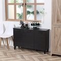 HOMCOM Kitchen Sideboard, Buffet Cabinet with Adjustable Shelf, Coffee Bar for Living Room, Dining Room