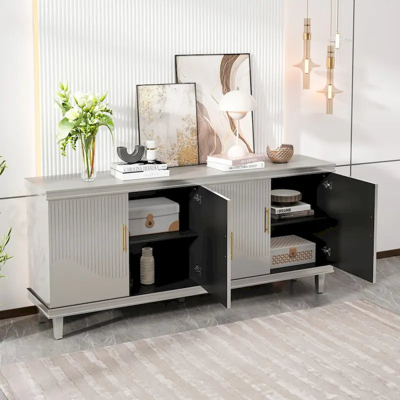 Large Size 4-Door Cabinet