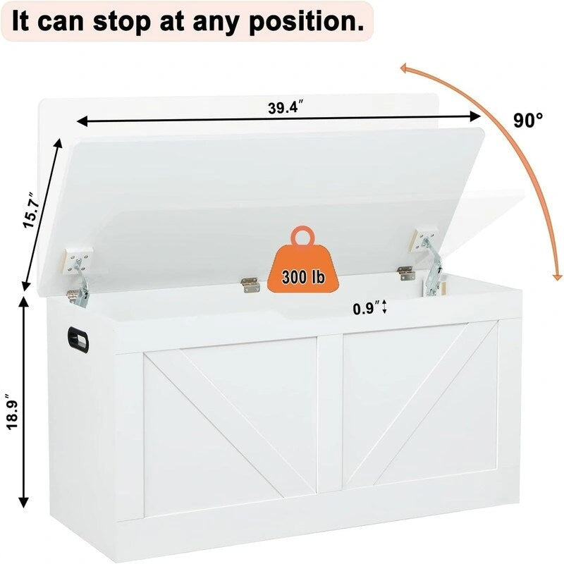 39.4 Storage Chest - 15.7D x 39.4W x 18.9H