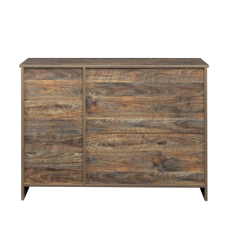 French Country Buffet Cabinets, Storage Cabinets with 2 Dividers