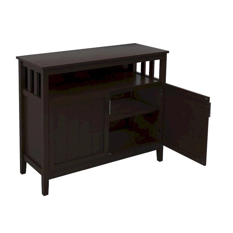 French Country Buffet Cabinets, Storage Cabinets with 2 Dividers