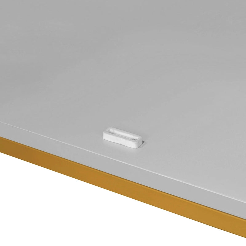 Modern Sideboard with 4 door cabinet with Metal Handles and Adjustable Shelves