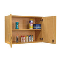 2-Level Wall Storage Cabinet - 30"W x 14.5"D x 22.5"H