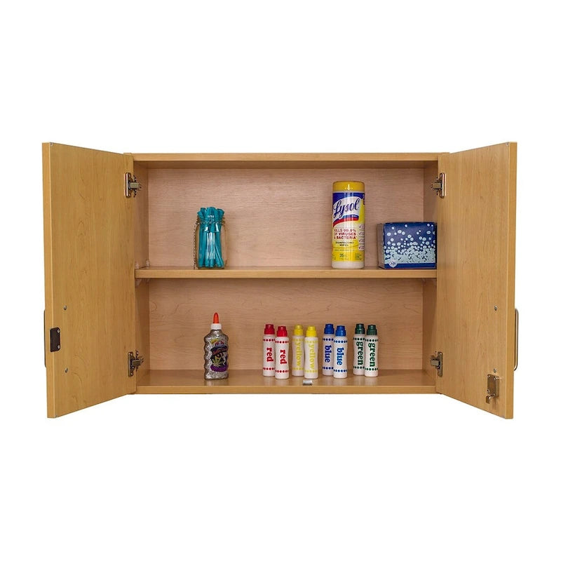 2-Level Wall Storage Cabinet - 30"W x 14.5"D x 22.5"H