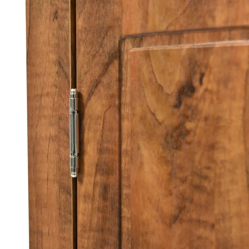 Bathroom Storage Cabinet with Adjustable Shelves Freestanding Floor Cabinet - 17.2L x 17.2W x 31.5H