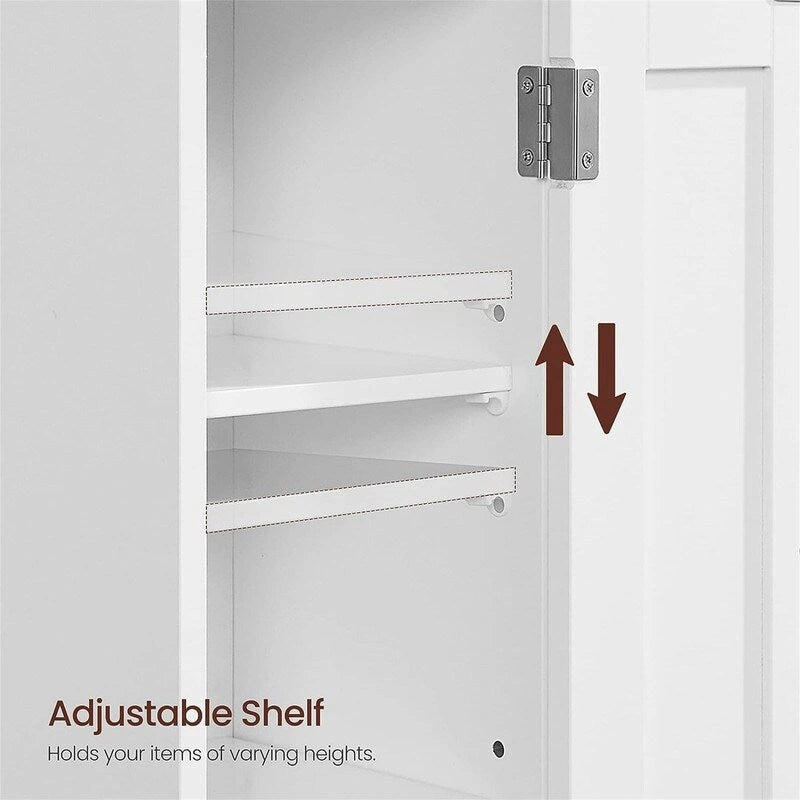 Small Bathroom Storage Corner Floor Cabinet