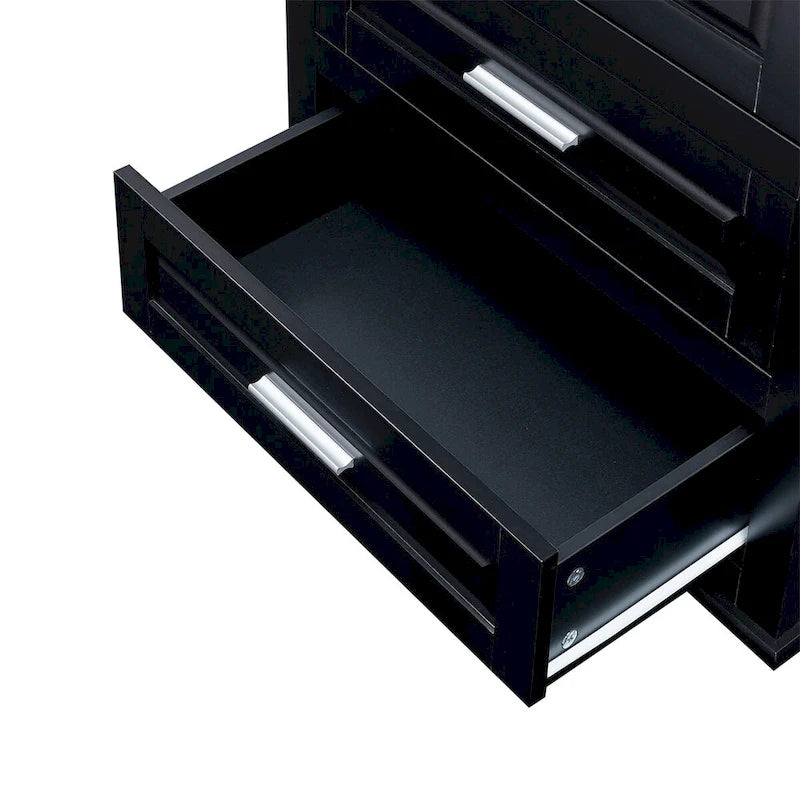 Tall Storage Cabinet with Three Drawers for Bathroom/Office
