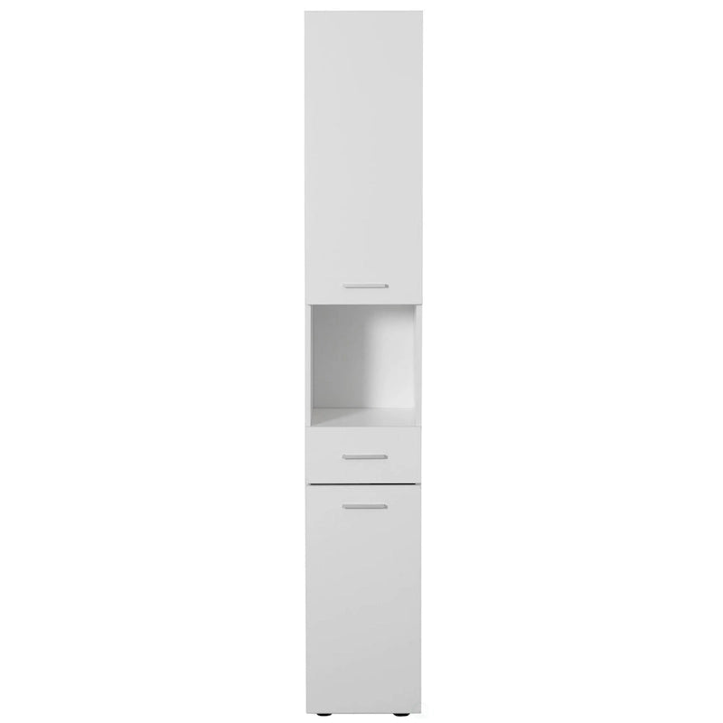 71.5" Tall Freestanding Linen Tower Cabinet with 2 Doors and Drawer