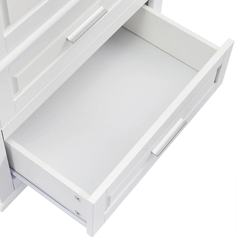 Tall Storage Cabinet with Three Drawers