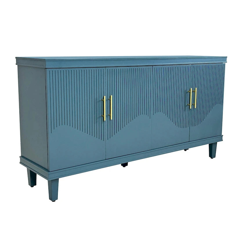Living Room Large Size 4-Door Cabinet