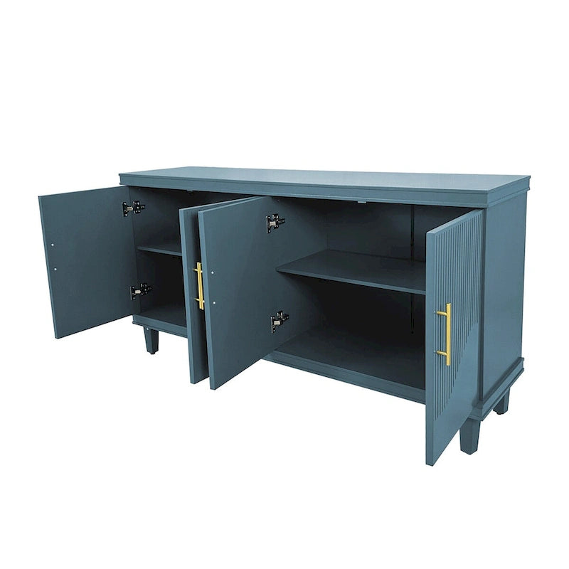 Living Room Large Size 4-Door Cabinet