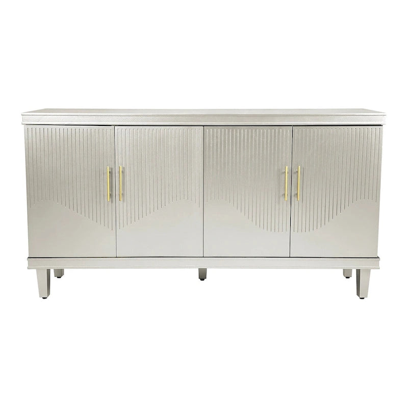 Living Room Large Size 4-Door Cabinet
