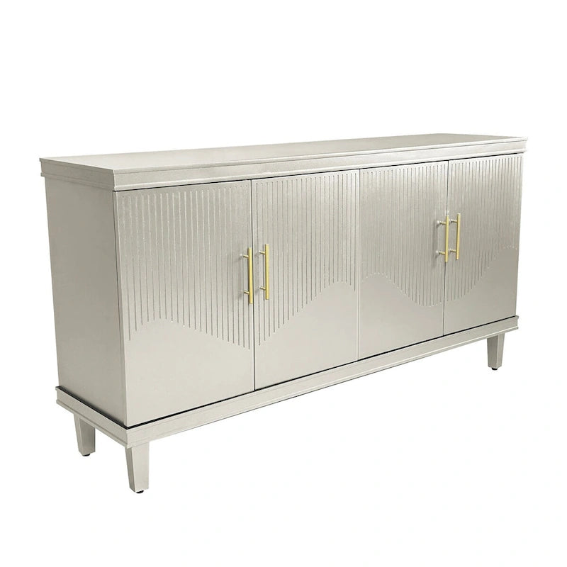 Living Room Large Size 4-Door Cabinet